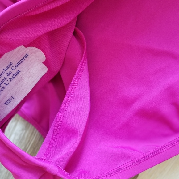 NWT Aqua Green Purple Pink One Piece Swimsuit Size 16 - Picture 5 of 9